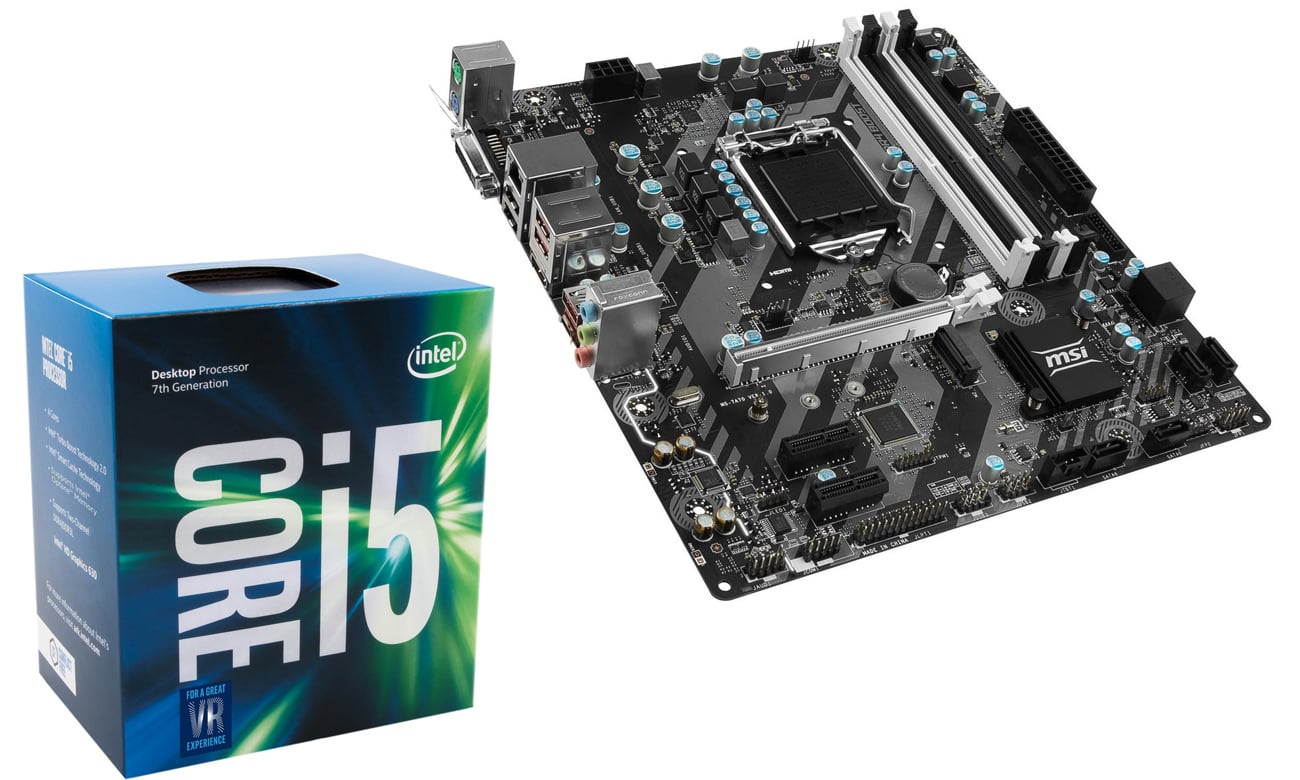 Intel i5-7400 + B250m Bazooka - Procesory Intel Core i5 - Sklep